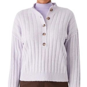 ❌DONATED❌ Frank & Oak | Button Down Seawool Sweater (Lavender)